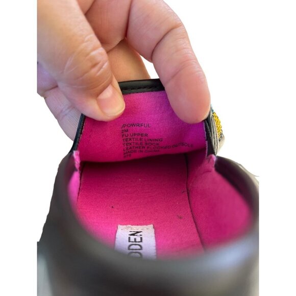 Steve Madden JPOWRFUL Embelished Slip On Sneaker Girl’s Size 2 - Picture 5 of 6